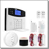 Охранно-пожарная GSM сигнализация «SmartСтраж Сигнал-GSM-08» с 8 датчиками